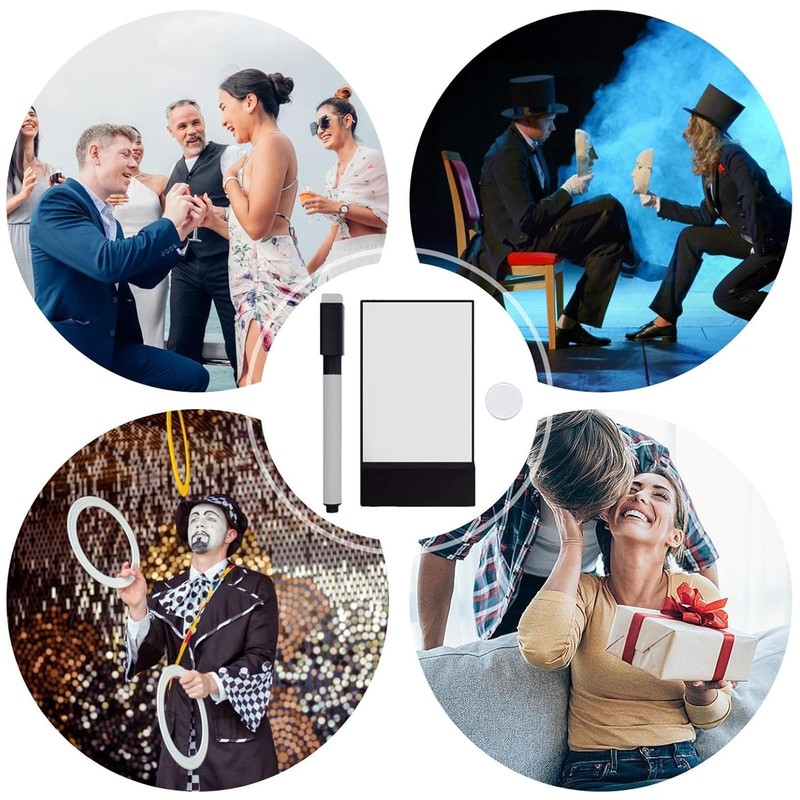 ZHXMALL Magic Transient Artboard, Magic Set, Drawing Board, Magic Props,