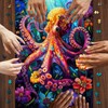 1000 Piece Octopus Puzzle for Adults - Deep Sea Octopus