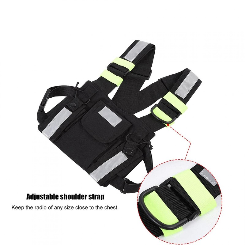 Kuuleyn Walkie Talkie Vest, Chest Strap Pack, Chest Strap Front