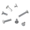 Fudeshe Solid Rivets Aluminum Rivets 350pcs Aluminum Hand-Driven M4 Kit