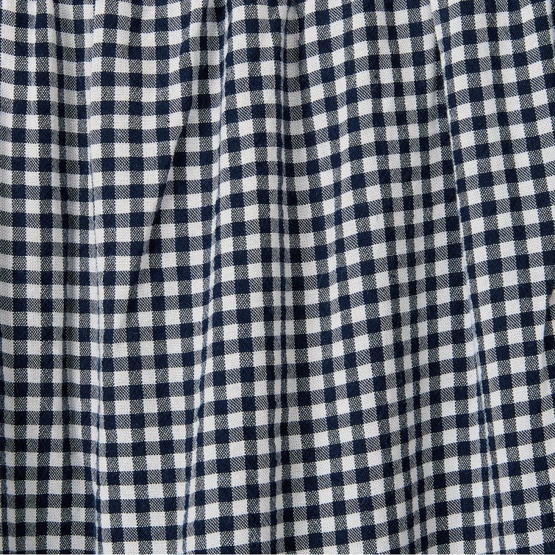 JAJU [JAJU] Women's Rayon Cotton Seersucker 7/8 Pajama Pants_Light Navy