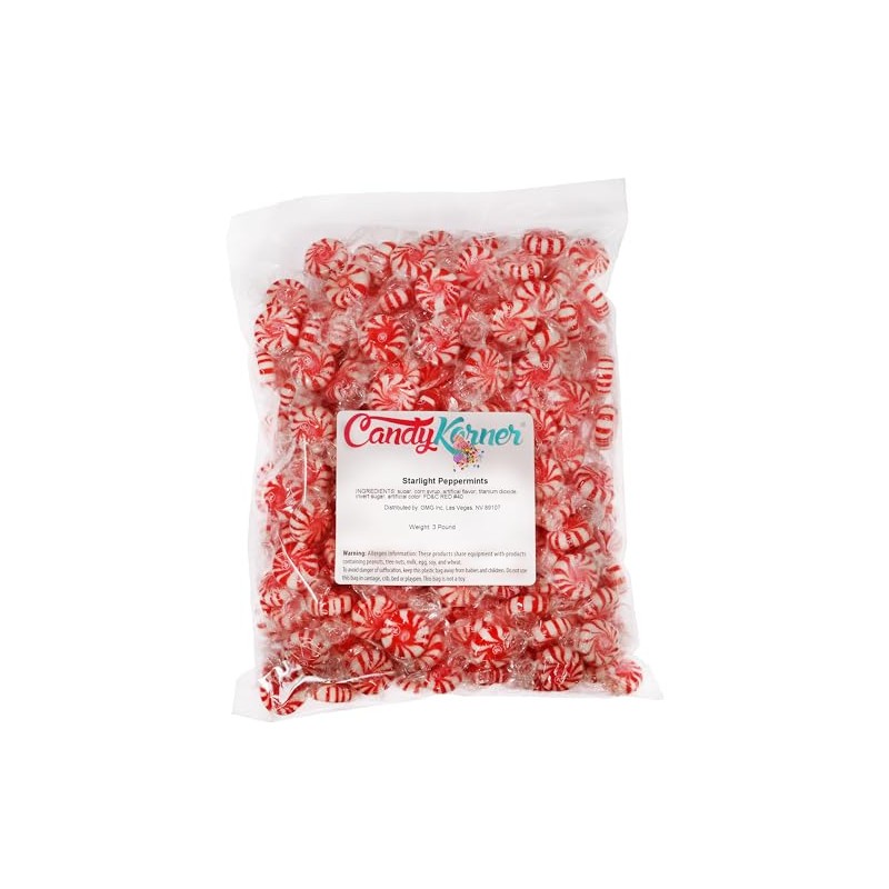 Starlight - Peppermints Starlight - Individually Wrapped Peppermints 3 Pound