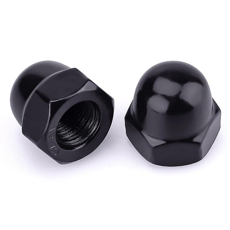 5/16"-18 Hex Head Acorn Cap Nuts, 304 Stainless Steel 18-8