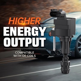 Set of 4 Ignition Coil Pack Compatible with 2.0L 2.2L 2.4L Chevy GMC Pontiac Saturn Regal Verano Equinox Terrain LaCrosse Malibu HHR Cobalt G6 2006-2017 Replaces D522C, 12638824