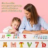 OMDBAGD 36pcs 5D Letter Numbers Diamond Painting Stickers Kits Diamond