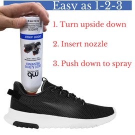 Moneysworth & Best Boot & Shoe Freshener, Shoe Odor Eliminator, Shoe Deodorizer Spray, Shoe Accessories, 5.5 oz.