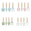 4pcs Garden Shovel Multipurpose Efficient Cartoon Wood Handle Digging Shovel