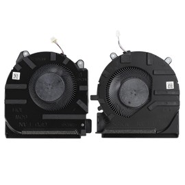 YAEHUYING New CPU + GPU Cooling Fan Replacement for HP Victus 7/8 16-E 16-D 16-D0111TX 16-e0011ns RTX3050 (60W Interface) Series TPN-Q263 TPN-Q264 DC5V 0.6A 10H Fan M75721-001 M75723-001