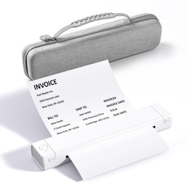 COLORWING Portable Thermal Printer M08F, Portable Wireless Printer for Travel and Home Use Compatible with iOS, Android,PC, Wireless Bluetooth Printers Support 8.5" X 11" US Letter Thermal Paper