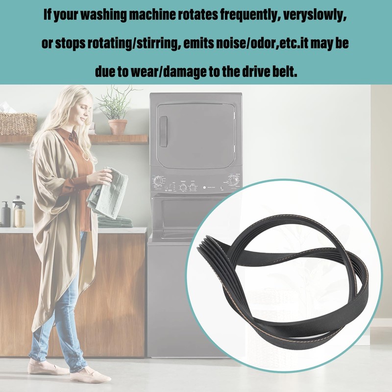 WE12X27300 Compatible with GE Laundry Center/Combo Belt Drive