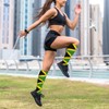 AIMASTZ Jamaican Flag Compression Socks Women Men, Calf Knee High