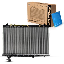 PHILTOP Radiator Compatible with 2003-2006 Santa Fe 2.7L, 2001-2002 Santa Fe, 2003-2004 Santa Fe 2.4L CU2389