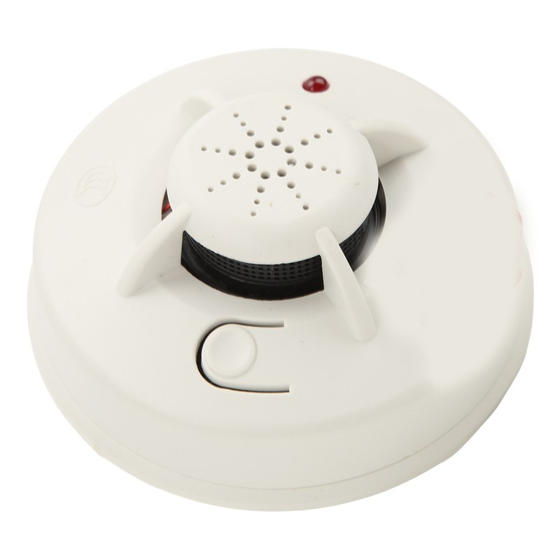 Smoke Alarm Battery Operated LED Indicator Quick Response Dustproof 360°
