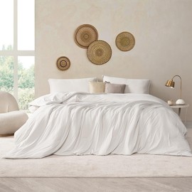 Byourbed Cool It Boi - Coma Inducer® Oversized Queen Comforter Set - White Sand