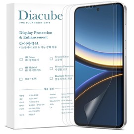 DIACUBE For Xiaomi Poco F7 Pro/Poco F7 Ultra [3-Pack] Anti-Glare Matte Screen Protector, [Support Fingerprint Unlock], Anti-Fingerprint, Full Coverage, Bubble-Free Easy Installation with Alignment Jig