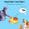 KPWIN Dog Treat Dispenser Toy, Cat Puzzle Feeder, Interactive Durable