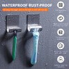 ZukoCert Paquete de 2 soportes de afeitar para ducha +