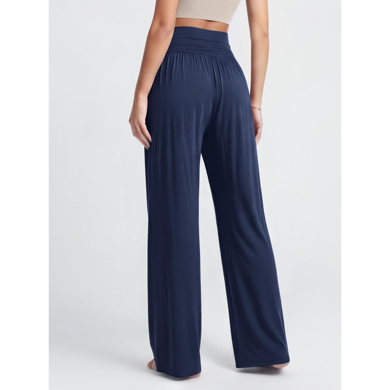 ODODOS Women's Wide Leg Palazzo Lounge Pants Light Weight Loose