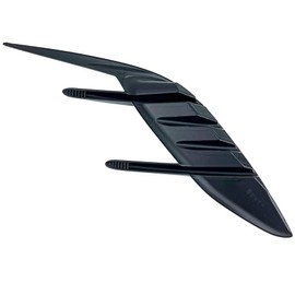 SIPIDEAUT Front Bumper Spoiler Side Vent Cover Compatible with KIA Stinger 2018-2023 Canard Splitter Trim Auto Accessories 2 PCS (Gloss Black Style - Rear)