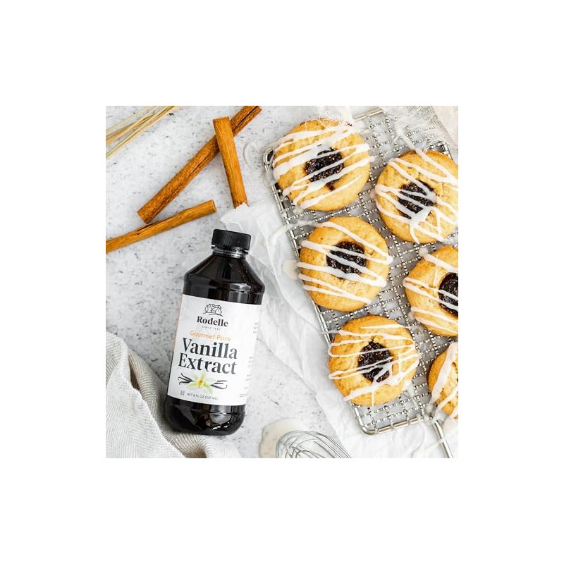 Rodelle Gourmet Pure Vanilla Extract, 8 Oz