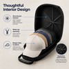 6-Cap Baseball Hat Travel Case with Hard EVA Shell, Portable