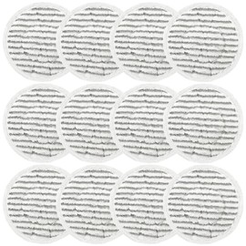 12 Pack Replacement Steam Mop Pads for Shark S8201 S7001 S8001 S7201 S7000AMZ S7000 S7005 S7020 S7001C Steam Mop, Steam & Scrub All-in-One Scrubbing and Sanitizing, Dirt Grip Scrub Washable Pad