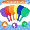 Seenelling 24 Pcs Plastic Paddleball Racket PE Equipment for Elementary