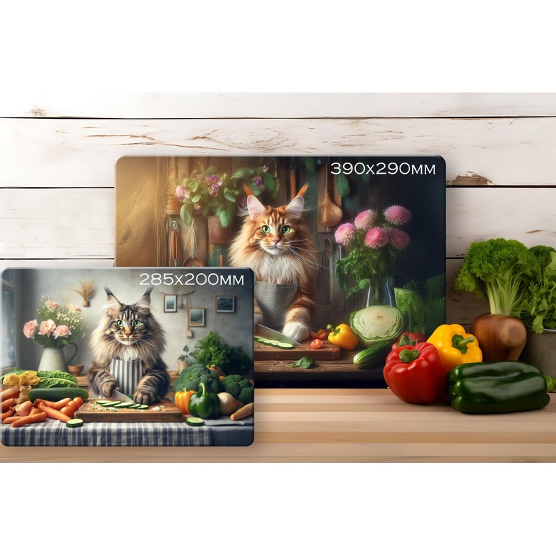 Noble & Page - Tempered Glass Cutting Board - 285x200mm