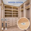20 Sets 3-in-1 Cam Lock Connector Kit, Eccentric Furniture Fasteners