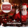 Retro Santa's Workshop Sign - 8x12 Inches Funny Christmas Wall