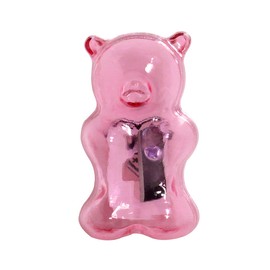 KIMCHI CHIC BEAUTY PINK TEDDY BEAR SHARPENER, KIMCHI CHIC