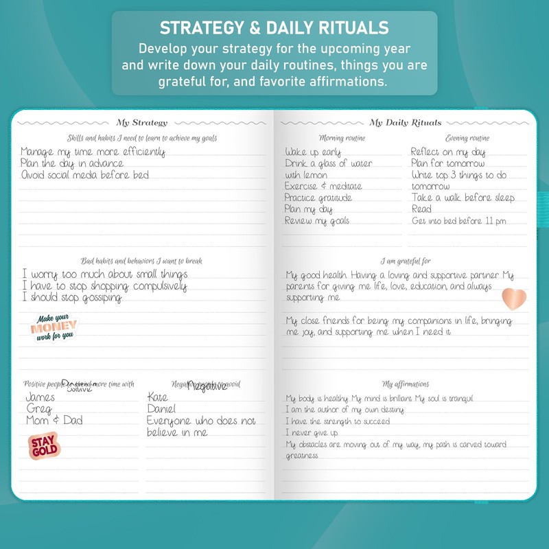 GoGirl Weekly Schedule Planner – Hourly Work & Life Planner