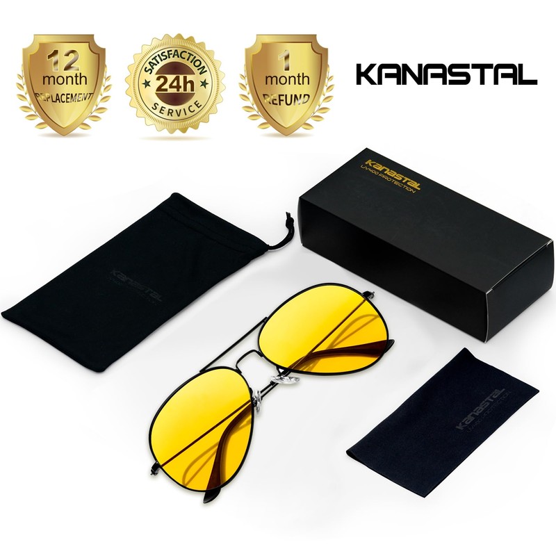 KANASTAL Teardrop Sunglasses, Unisex, Polarized for Fishing, Running, Baseball, Climbing,