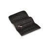 Genuine Croc Leather Premium Quality Rolling Bacci Pouch (Black)