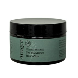 Arugot Organic Sea Buckthorn Oil Hair Treatment Mask, Made In Israel, Nourishes Dry, Damaged Hair, 8.7 Fl Oz