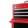 3-Drawer Rolling Tool Chest with Wheels, Removable Portable Top Box