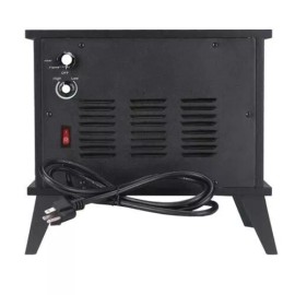 Lifesmart 1000W Tabletop Infrared Electric Space Heater Manual Thermostat Realistic Flame