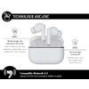 Force Play True Wireless ANC+ENC III Earphones White