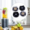 2 Base Gear+2 Rubber Blade Gears Spare Blender Replacement Parts