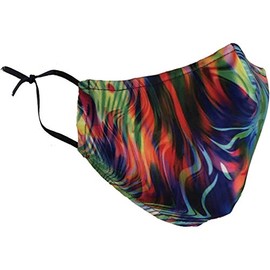 Delfina Stay Safe Reusable Face Mask Protection Washable Mouth & Nose Shield Breathable Anti Smoke Pollution Bike Motorcycle Sport (Illusion)