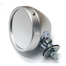 PTRP NEW Raydot Classic Style Spun Aluminum Bullet Mirror Fender / Door Mount Vintage