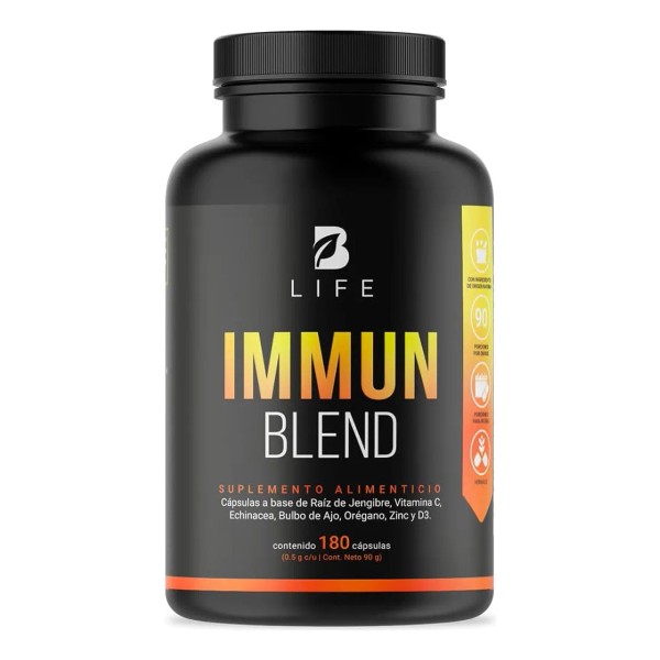 Vitaminas Para El Sistema Inmune 180 Cápsulas B Life