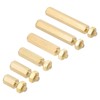 PATIKIL M3+6mm Standoff Screws, 240Pcs Male to Female Hex Brass