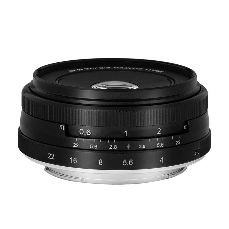 Meike 28 mm F2.8 Lens for Canon EOS M, Multicoated