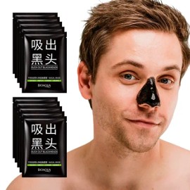 10 Pzs Mascarilla Nasal Para Puntos Negros Y Espinillas Con Carbon Activo Tipo De Piel Grasa Bioaqua                                                  