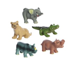 Aurora® Toys Timeless Habitat™ My First Safari Animal Playset Toy - Imaginative Play - Unplugged Play - Multicolor 5.5 Inches