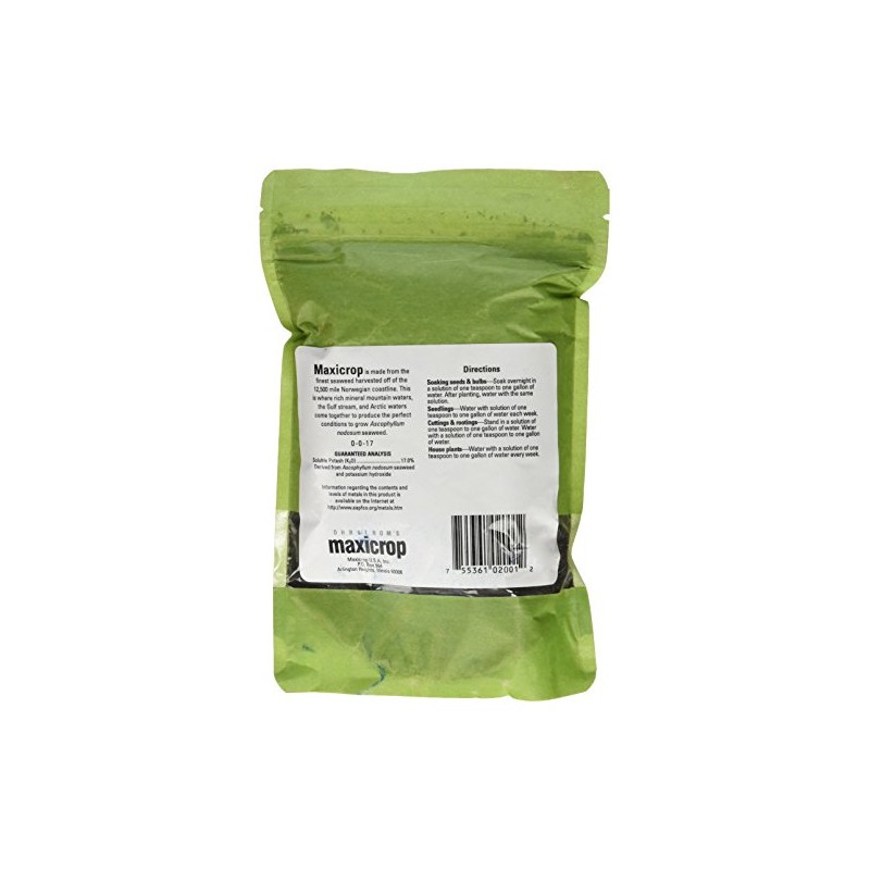 MaxiCrop Pure Seaweed Extract Soluble Powder 0-0-17, 10.7-Ounce
