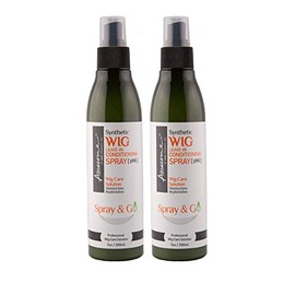 Awesome Wig Leave-in Conditioning Spray Premium Set of 2 / Professional Wig Care Solution (7 Oz Synthetic Wig Spray Set)