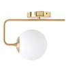 Nordic Modern E27 Glass Ball LED Wall Light Frosted Texture