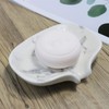 Soap Dish with Drain Ceramic Marble Soap Holder Soap Saver